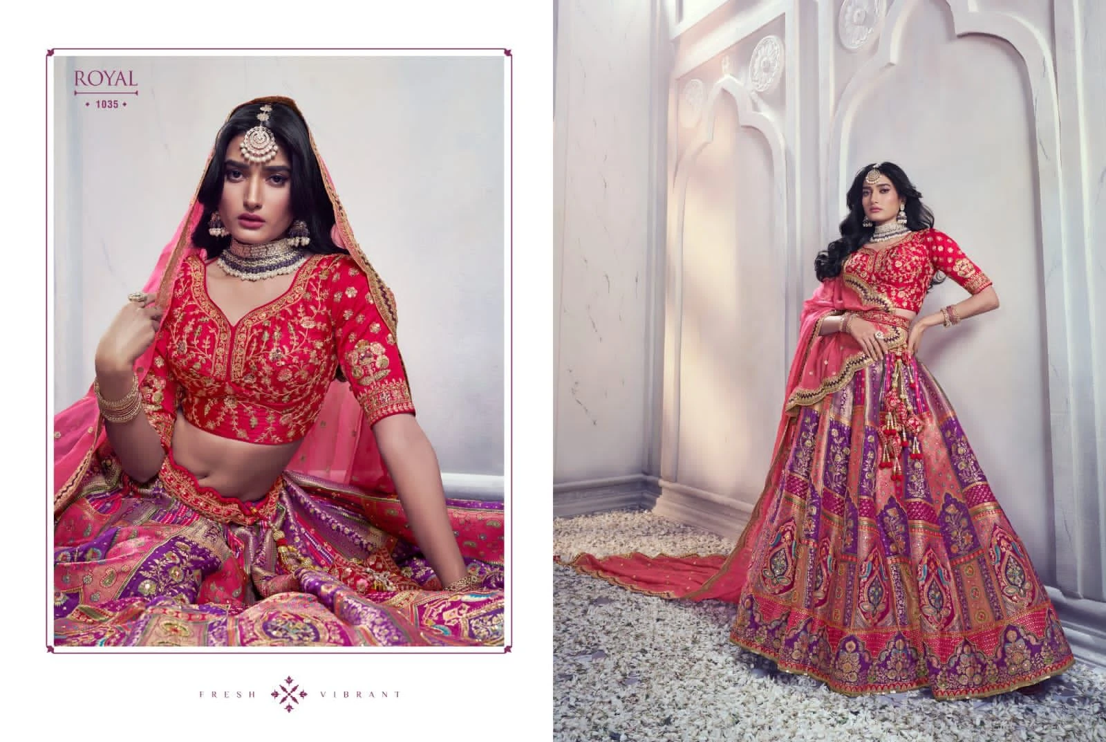 Vardan Ethnic Royal Vol 37 Silk Wholesale Lehenga Catalog — Wholesale Lehenga, MPA wholesale from Surat — view 3